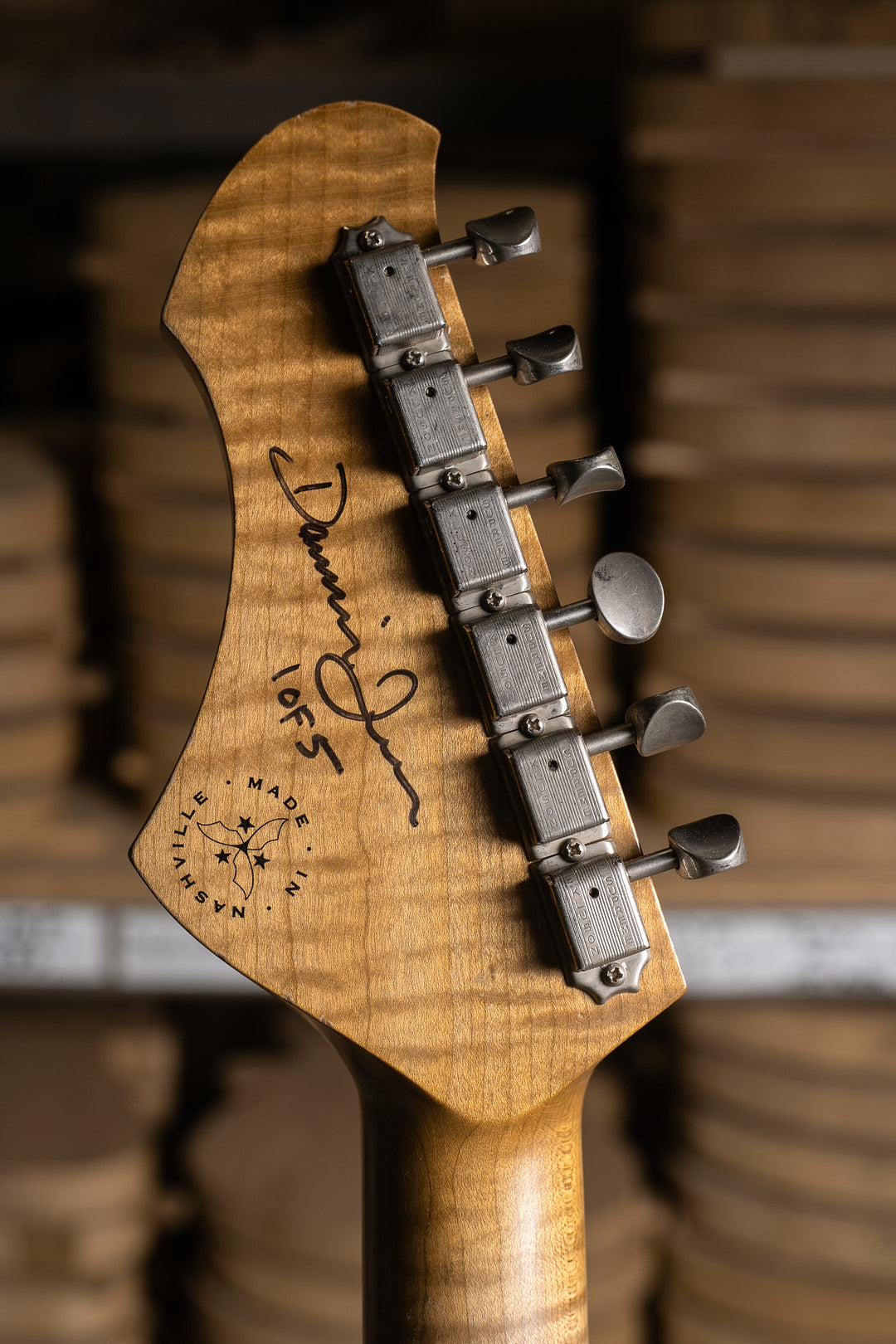 Novo Signature Miris J - Aged Pelham Burst w/ Amber Back & Sides (1 of 5)